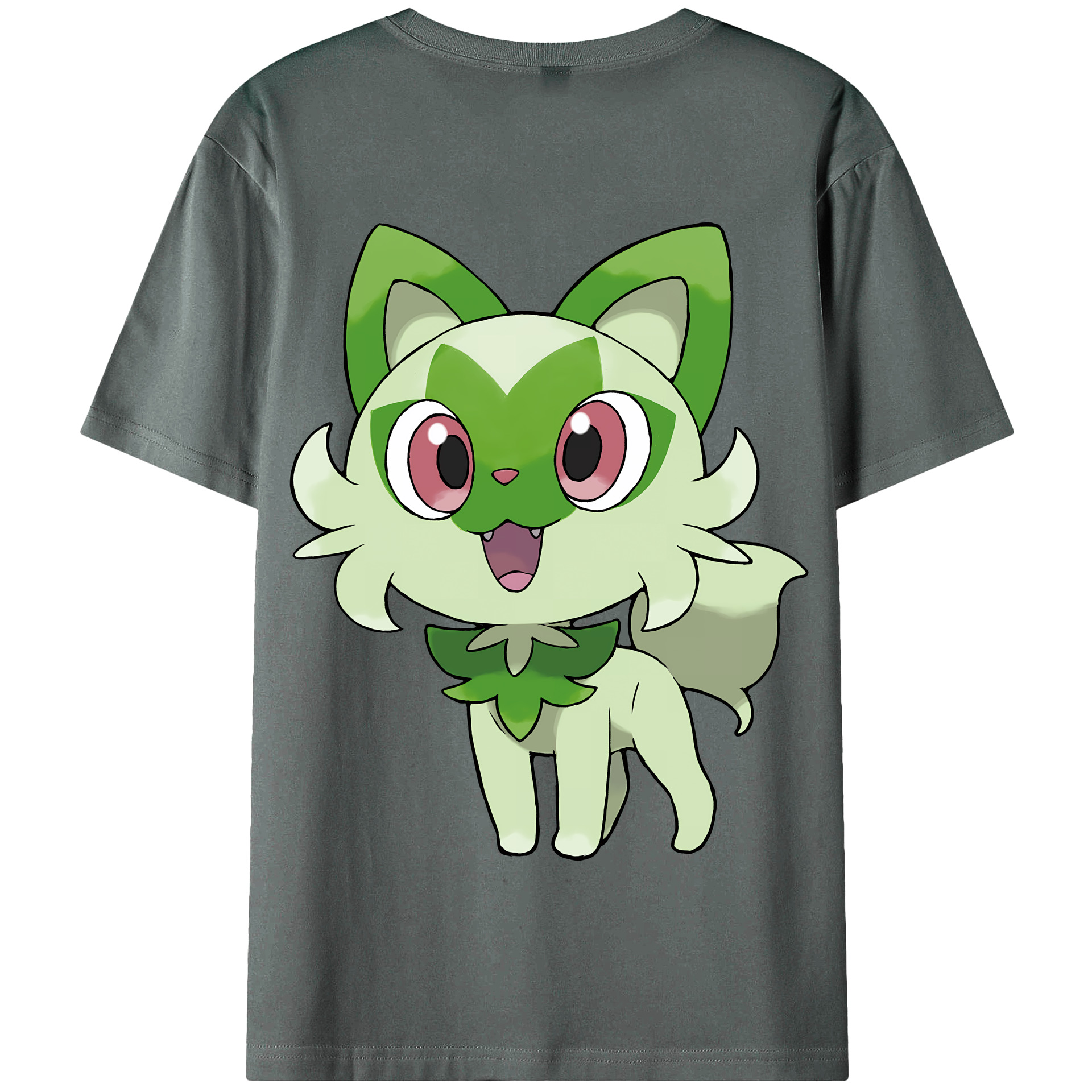 （画像用） ポケットモンスター Pokémon 綿100％半袖Tシャツ（背面プリント）